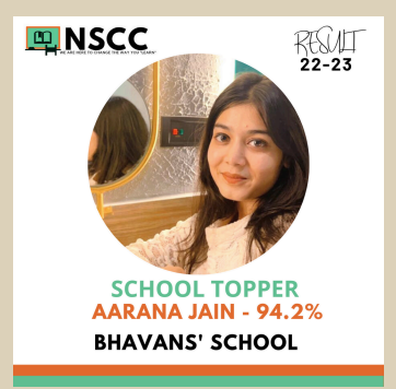 Aarana Jain school topper 94.2%